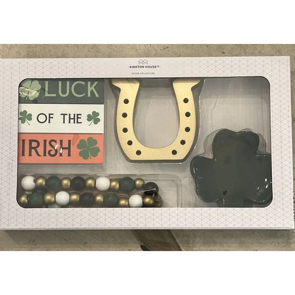 Kirkton House Irish Decor Ireland St. Patrick’s Day New In Sealed Box